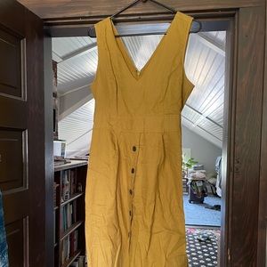 Mustard Yellow Gap Dress